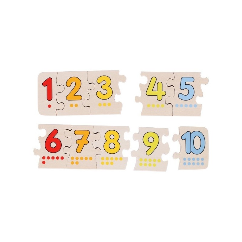 puzzle cu numere 10 piese puzzle cu numere 10 piese