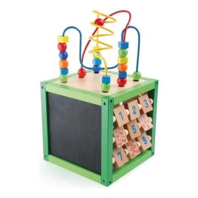 Cub din lemn cu activități - Primăvara