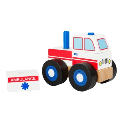 Ambulanța din blocuri de lemn