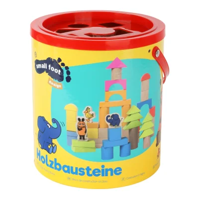 Blocuri de construit din lemn cu elefantul Die Maus