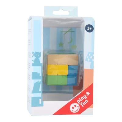 Cub elastic de construit Albastru-Verde