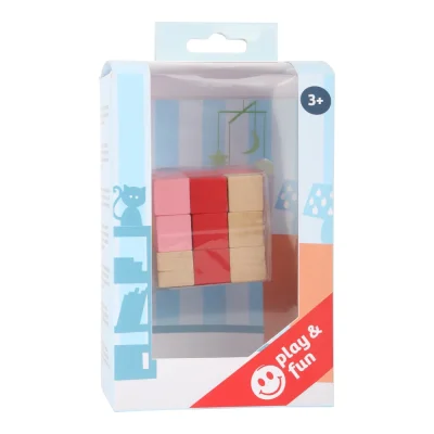 Cub elastic de construit Roșu-Galben