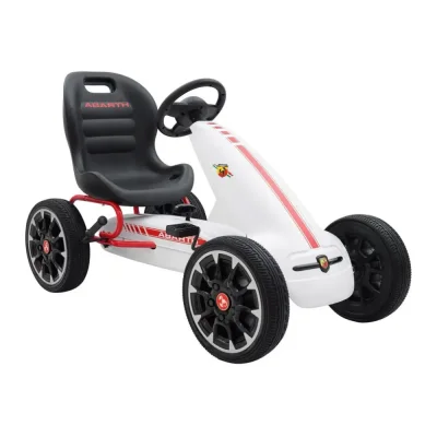 Kart cu pedale Abarth White