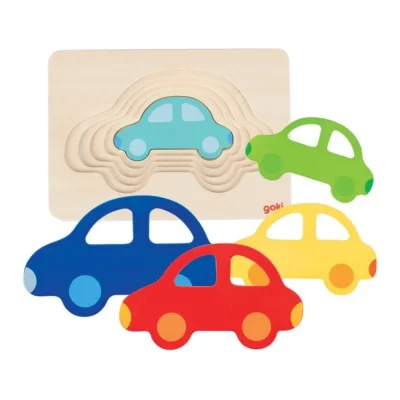 Puzzle în adâncime cu mașinuțe