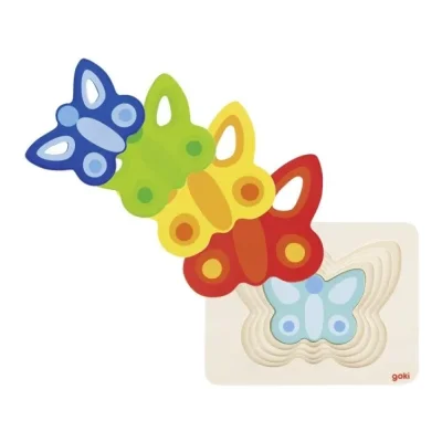 Puzzle multistrat fluture