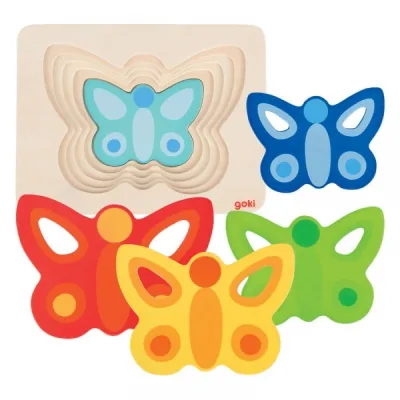 Puzzle multistrat fluture