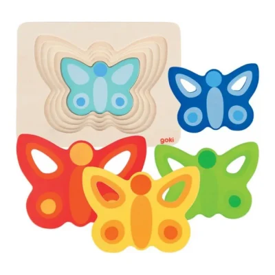 Puzzle multistrat fluture