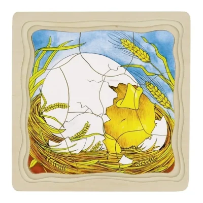 Puzzle puișori de găină