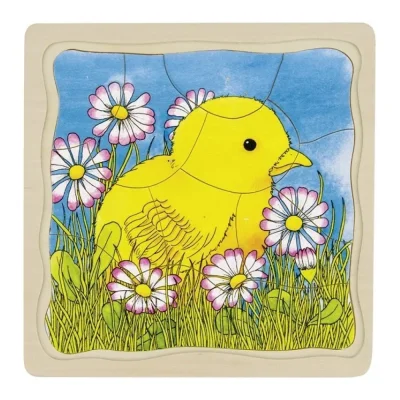 Puzzle puișori de găină
