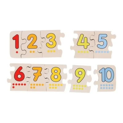 Puzzle cu numere 10 piese