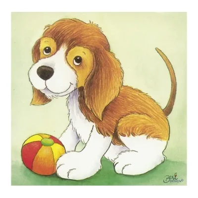 Puzzle cuburi pui de animale