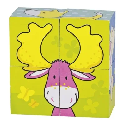 Puzzle 4 cuburi Susibelle și prietenii