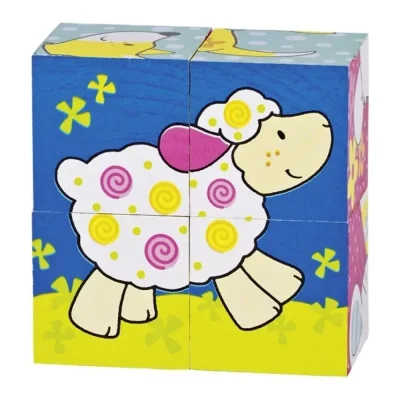 Puzzle 4 cuburi Susibelle și prietenii
