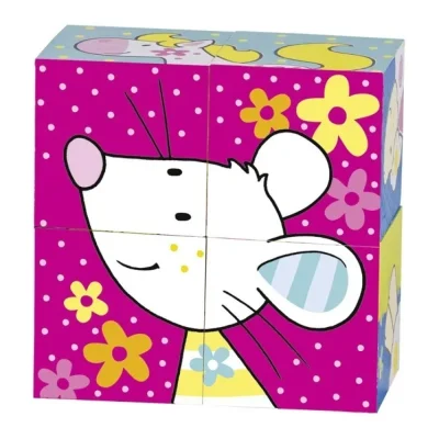 Puzzle 4 cuburi Susibelle și prietenii