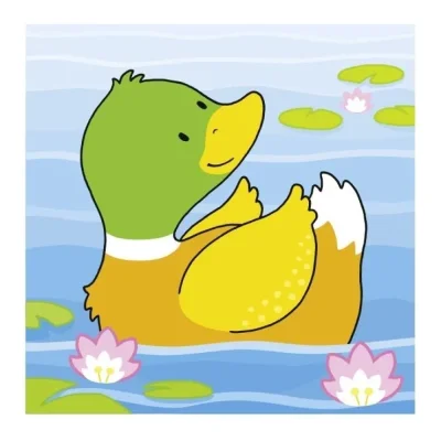 Puzzle 4 cuburi cu animale