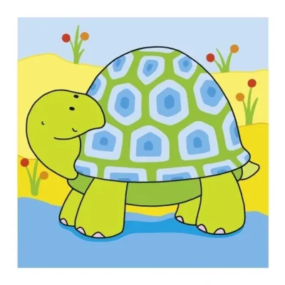 Puzzle 4 cuburi cu animale