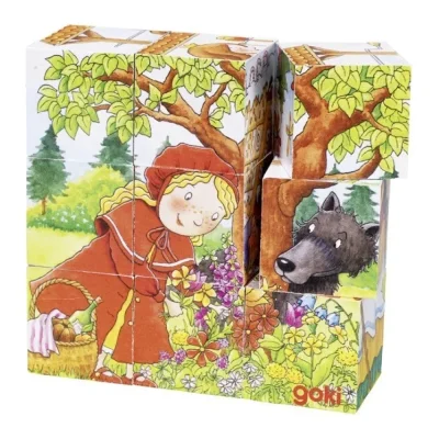 Puzzle cu povești 9 cuburi