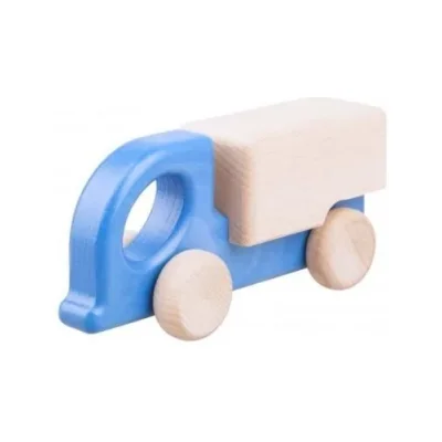 Camion din lemn Zuk albastru