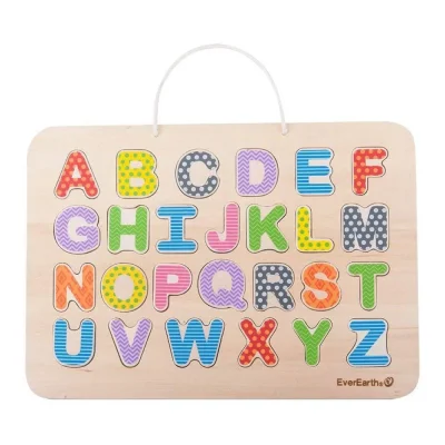 Puzzle cu alfabet magnetic și placă de desenat