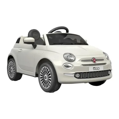 Mașină pentru copii Hecht FIAT 500-WHITE