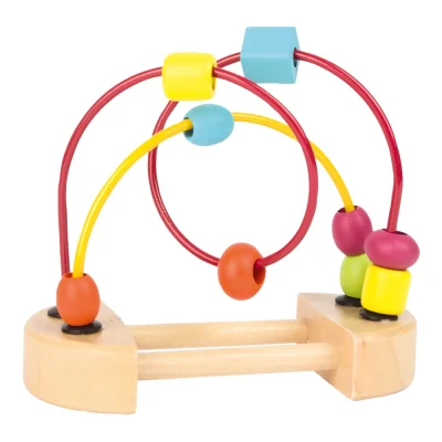 Circuit cu bile din lemn - set de 3