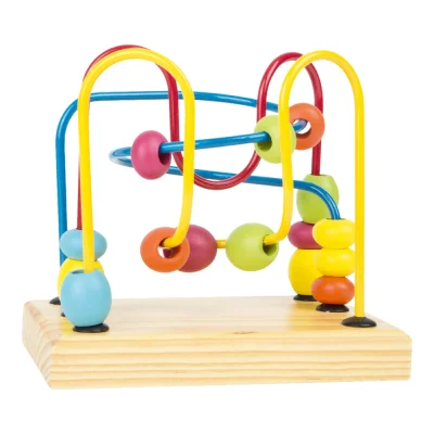 Circuit cu bile din lemn - set de 3