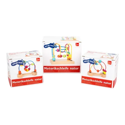 Circuit cu bile din lemn - set de 3