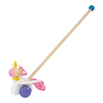 Jucărie de împins Unicorn