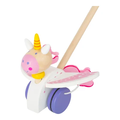 Jucărie de împins Unicorn