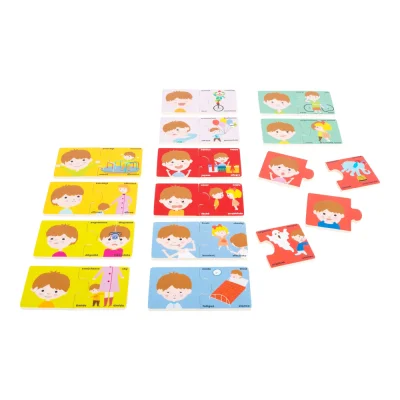 Puzzle învață emoțiile