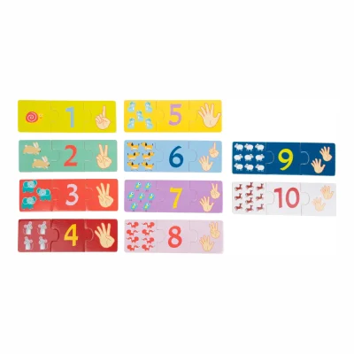 Puzzle învață să numeri