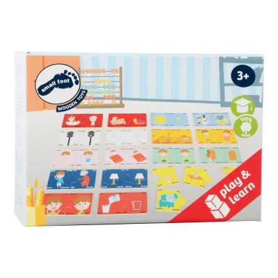 Puzzle învață antonimele
