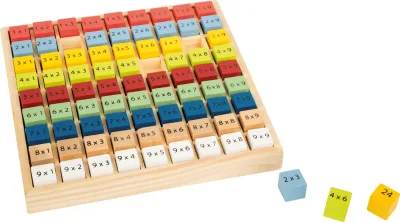 Tabla înmulțirii - jucărie educativă din lemn