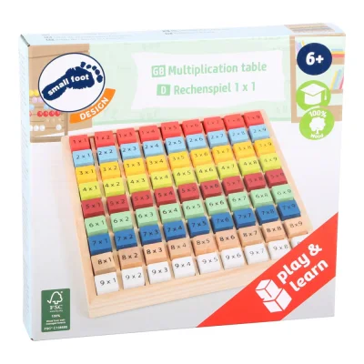 Tabla înmulțirii - jucărie educativă din lemn