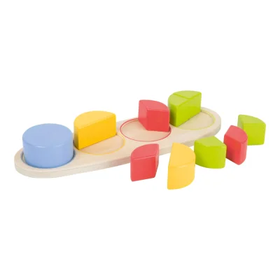 Puzzle-Fracții în formă de cerc