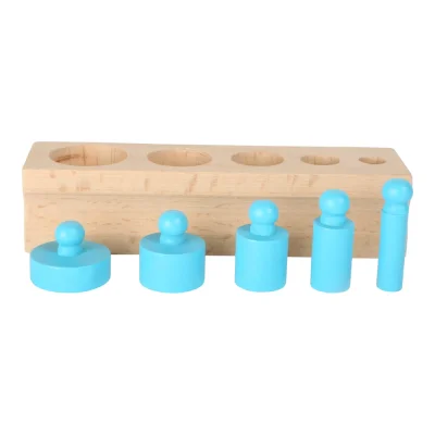 Cilindri Montessori colorați