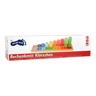 Numărătoare cu inele colorate joc educativ