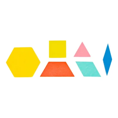 Joc Tangram din lemn XL 250 piese MONTESSORI