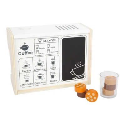 Aparat de cafea din lemn