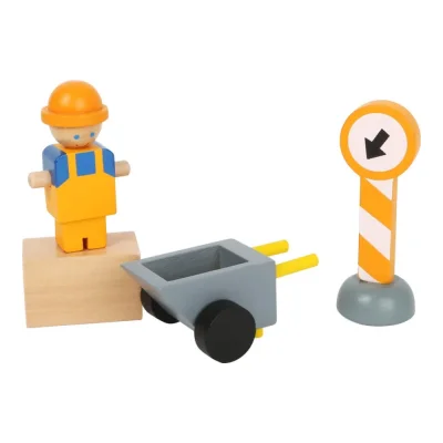Jucărie din lemn Macara accesoriide construcție