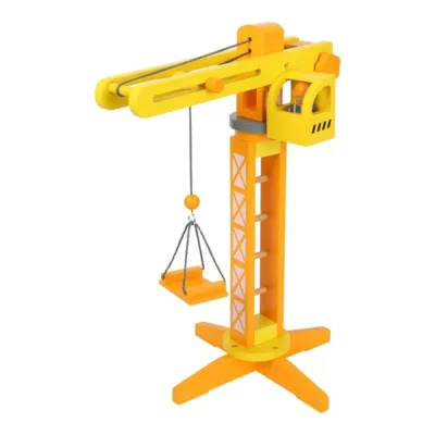 Jucărie din lemn Macara accesoriide construcție