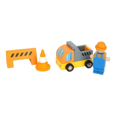 Jucărie din lemn Macara accesoriide construcție