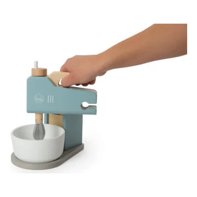 Mixer de jucărie din lemn cu accesorii