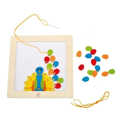 Păun mândru - set de cusut - HAPE