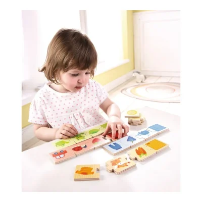 Potrivește culorile - puzzle pentru copii